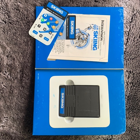 Skiing Mattel Intellivision - Complete w/ Game, Box & Manual 1980 - Picture 2 of 3